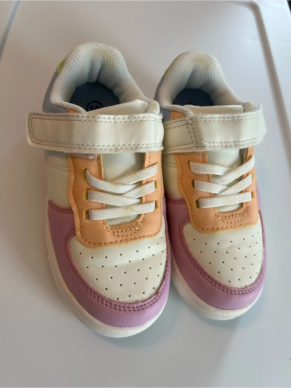 Cat & Jack Cream Pink Peach Kids Sneakers